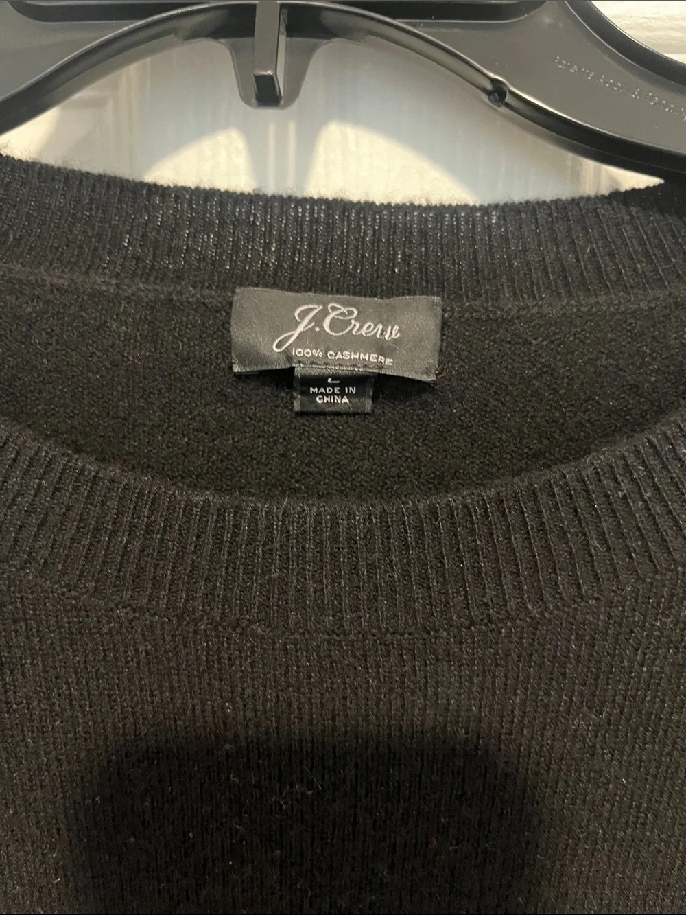 Women’s  Black Crewneck Sweater